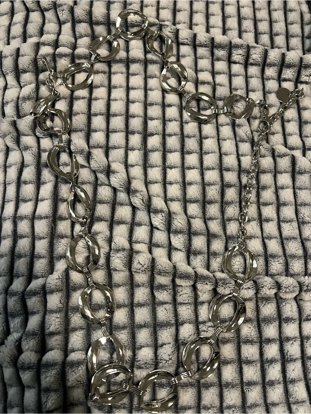 Silver Link Chain belt